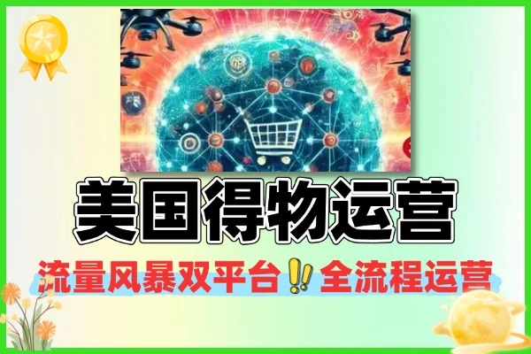 美国得物流量风暴双平台全流程运营