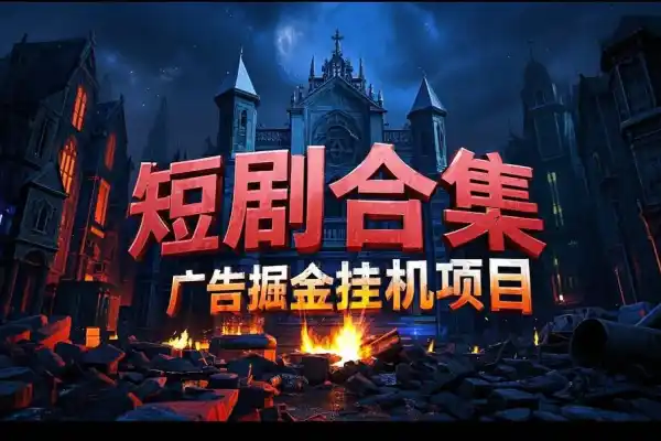 马上亿米短剧合集广告掘金挂机项目，单机一天最少100+【挂机脚本+使用教程】