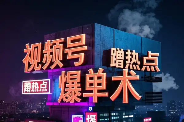 视频号蓝海爆单术抓风口蹭热点快速出单