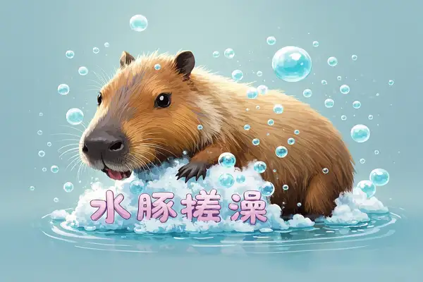 AI生成水豚搓澡视频多平台引爆流量【飞书文档】